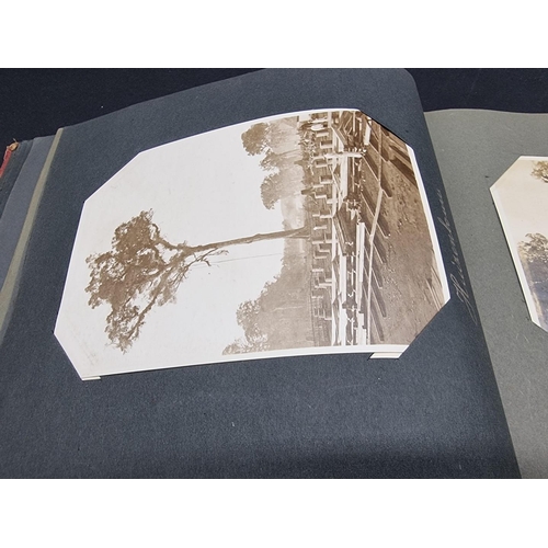 47 - INDONESIA: PHOTOGRAPH ALBUM: containing approx 200 corner mounted original photographs mostly of col... 