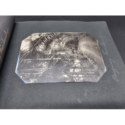 47 - INDONESIA: PHOTOGRAPH ALBUM: containing approx 200 corner mounted original photographs mostly of col... 