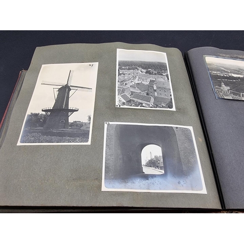 47 - INDONESIA: PHOTOGRAPH ALBUM: containing approx 200 corner mounted original photographs mostly of col... 