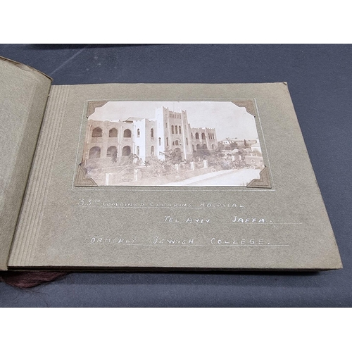 49 - PHOTOGRAPH ALBUMS: a group of 3 small format early c20 albums, to include an album of 91 b&... 