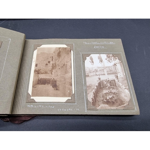 49 - PHOTOGRAPH ALBUMS: a group of 3 small format early c20 albums, to include an album of 91 b&... 