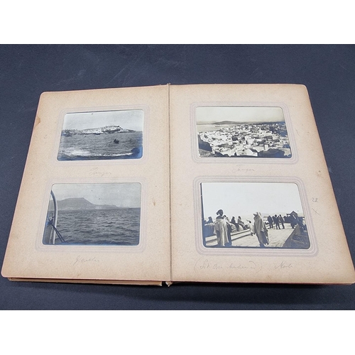 49 - PHOTOGRAPH ALBUMS: a group of 3 small format early c20 albums, to include an album of 91 b&... 