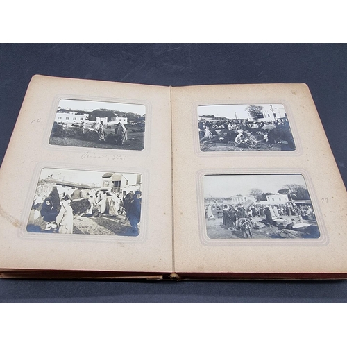 49 - PHOTOGRAPH ALBUMS: a group of 3 small format early c20 albums, to include an album of 91 b&... 