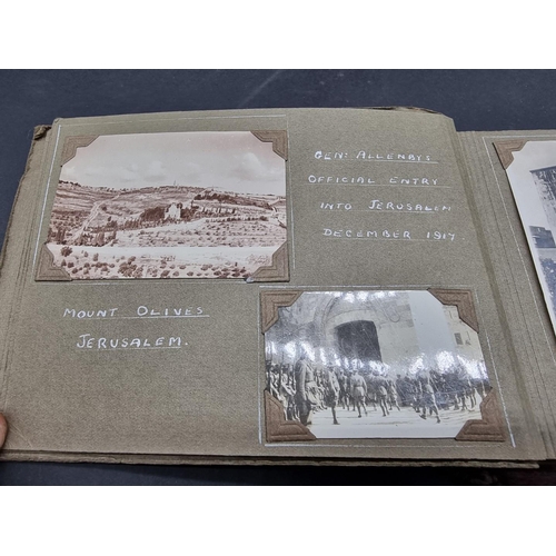 49 - PHOTOGRAPH ALBUMS: a group of 3 small format early c20 albums, to include an album of 91 b&... 