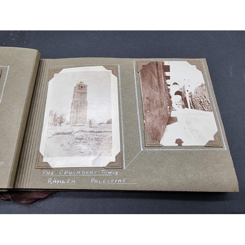 49 - PHOTOGRAPH ALBUMS: a group of 3 small format early c20 albums, to include an album of 91 b&... 