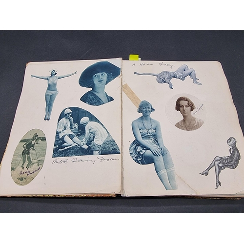 51 - SOCIETY BEAUTIES AND ACTRESSES: two autograph albums, early c20 period, many signed photographs and ... 