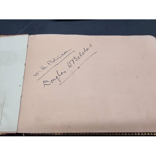 51 - SOCIETY BEAUTIES AND ACTRESSES: two autograph albums, early c20 period, many signed photographs and ... 