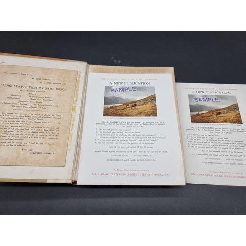 6 - MILLAIS (John Guille): 'The Wildfowler in Scotland': London, Longmans, Green & Co, 1901. Contemp... 