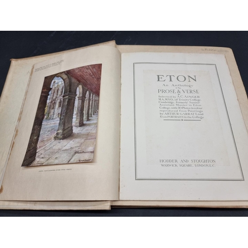 64 - ETON: MAXWELL LYTE (H C): 'A History of Eton College..', London, Macmillan, 1877: period vellum orna... 