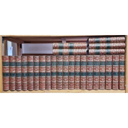 71 - SCOTT (Sir Walter): 'The Waverley Novels': Edinburgh, A & C Black, 1871: 25 volumes, contem... 