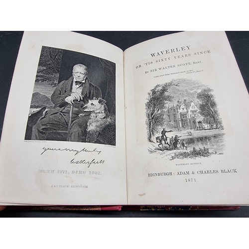 71 - SCOTT (Sir Walter): 'The Waverley Novels': Edinburgh, A & C Black, 1871: 25 volumes, contem... 