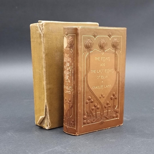 74 - CHIVERS BINDING: 'The Essays of Elia by Charles Lamb..': London, Dent, 1901: in kelligram bindi... 