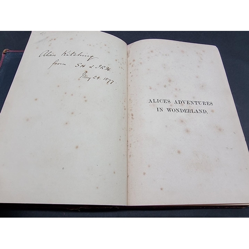 77 - CARROLL (Lewis): 'Alice's Adventures in Wonderland': London, Macmillan, 1876: fifty first thous... 