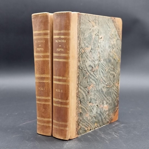 83 - BRAYBROOKE (Richard, Lord): 'Memoirs of Samuel Pepys Esq...': FIRST EDITION: London, Henry Colb... 