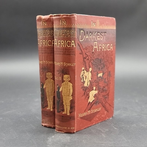 90 - STANLEY (Henry M): 'In Darkest Africa..': 2 vols: London, Sampson Low, 1890. FIRST EDITION: pub... 