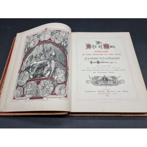 91 - SUTTABY BINDING: 'The Life of Man, Symbolised by the Months of the Year..by John Leighton', Lon... 