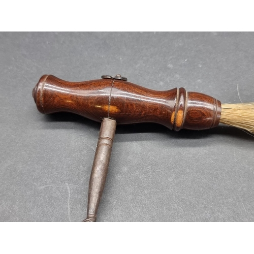 1635 - A Victorian turned wood corkscrew. 