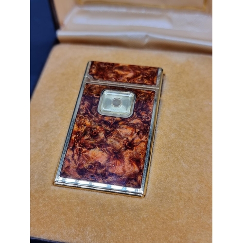 1637 - Two Colibri 'Sensatron 2000' lighters, each boxed and with guarantee card; together with a Japanese ... 