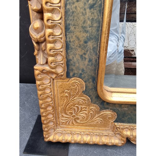 1117 - A reproduction giltwood framed pier mirror, 89.5 x 68cm.