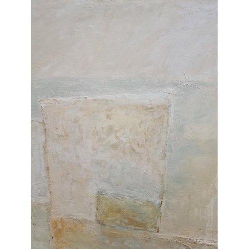 1223 - Maria Marinho, 'Oblong Serial I', inscribed and dated '99 verso, oil on canvas, 137 x 95cm, unframed... 