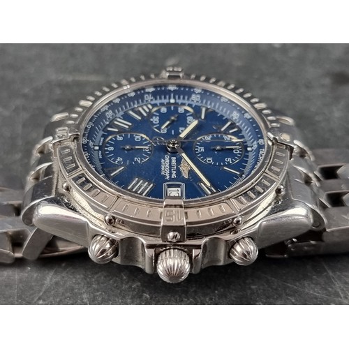 343 - A 2011 Breitling 'Crosswind' chronograph stainless steel automatic wristwatch, 44mm, Ref. A13055, on... 