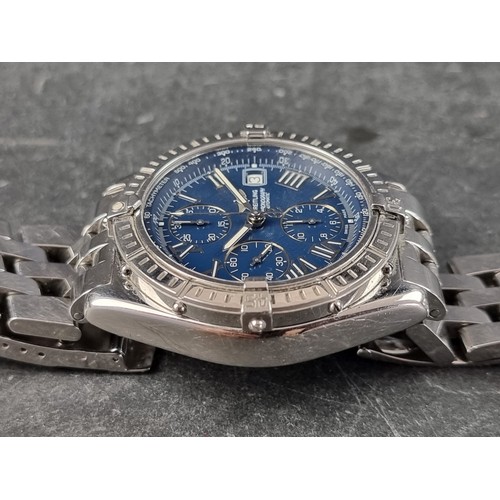 343 - A 2011 Breitling 'Crosswind' chronograph stainless steel automatic wristwatch, 44mm, Ref. A13055, on... 