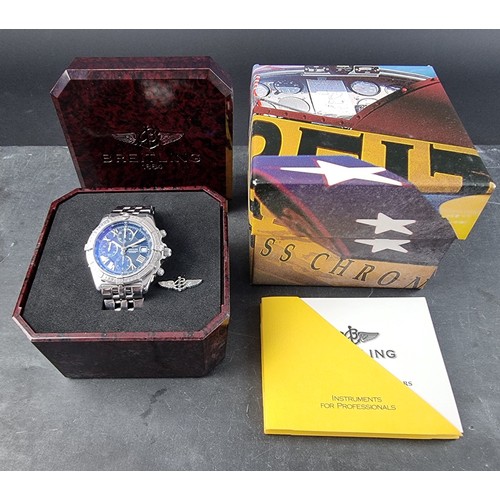 343 - A 2011 Breitling 'Crosswind' chronograph stainless steel automatic wristwatch, 44mm, Ref. A13055, on... 