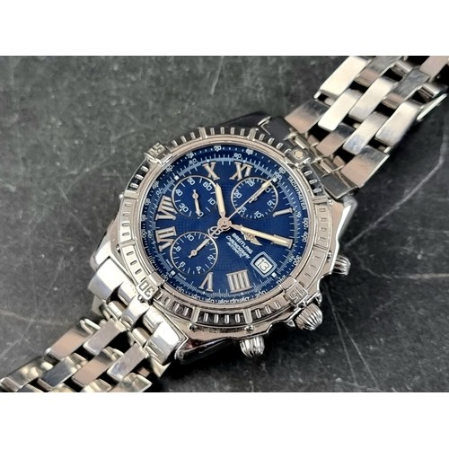 343 - A 2011 Breitling 'Crosswind' chronograph stainless steel automatic wristwatch, 44mm, Ref. A13055, on... 