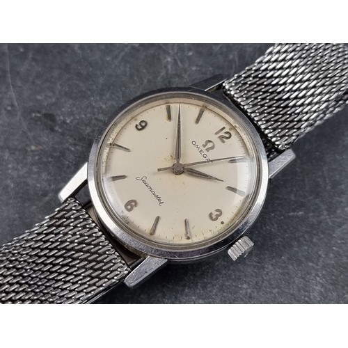 351 - A circa 1960 Omega 'Seamaster' stainless steel manual wind wristwatch, 33mm, Ref. 17788561, Cal... 