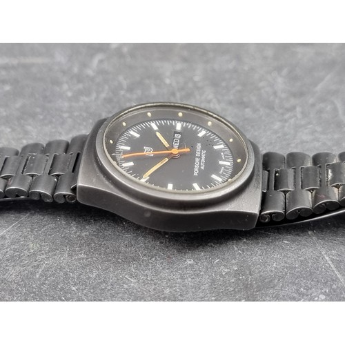 392 - A 1970s Porsche Design for Orfina PVD automatic wristwatch, 29mm, Ref. 7050S, on original bracelet.... 