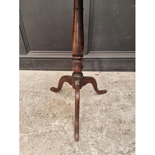 1120 - A small 19th century mahogany piecrust tilt-top tripod table, 46cm diameter.