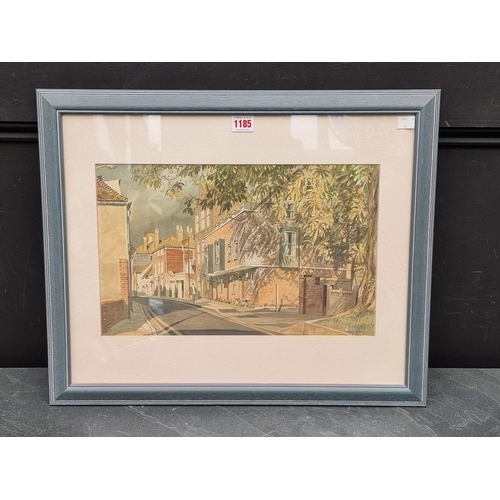 1185 - Peter Iden, South Pallant, Chichester, signed, watercolour and gouache, 25 x 40cm.... 