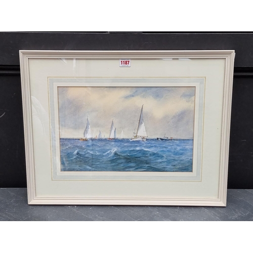 1187 - Edward George M Wilkes (b.1914), 'Homeward on the Incoming Tide (off Chichester Harbour)', signed, i... 