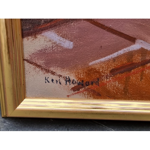 1234 - Ken Howard, 'Venice Interior', circa 2010, signed, further inscribed on attached photograph verso, o... 