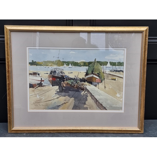 1264 - John Hellings, 'Boats at Pin Mill'; 'Walton-on-the-Naze'; 'Abandoned Boat Yard, Bosham Hoe'; 'Pin Mi... 