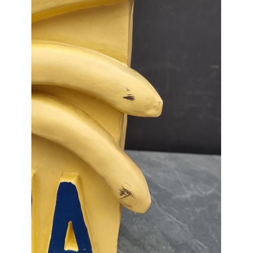 1324 - A vintage fibreglass 'Banania' figural sign, 60.5cm high, (minor damage).... 