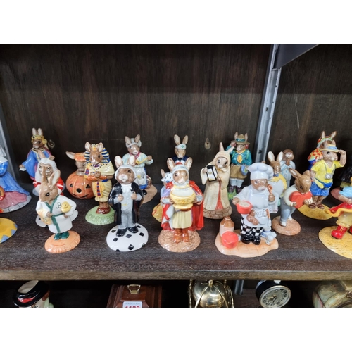 1454 - Thirty five Royal Doulton Bunnykins and other similar figures, most boxed.