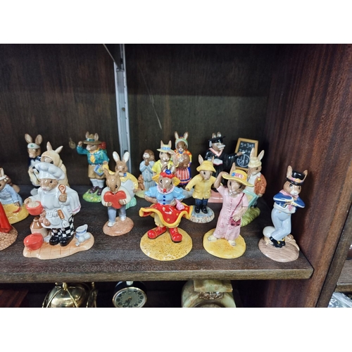 1454 - Thirty five Royal Doulton Bunnykins and other similar figures, most boxed.