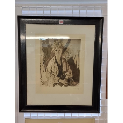 1228 - Sir William Orpen, 'The Refugee', signed in pencil, photogravure, I.35 x 29cm.Provenance: From the e... 