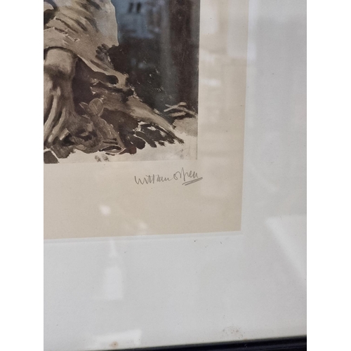 1228 - Sir William Orpen, 'The Refugee', signed in pencil, photogravure, I.35 x 29cm.Provenance: From the e... 