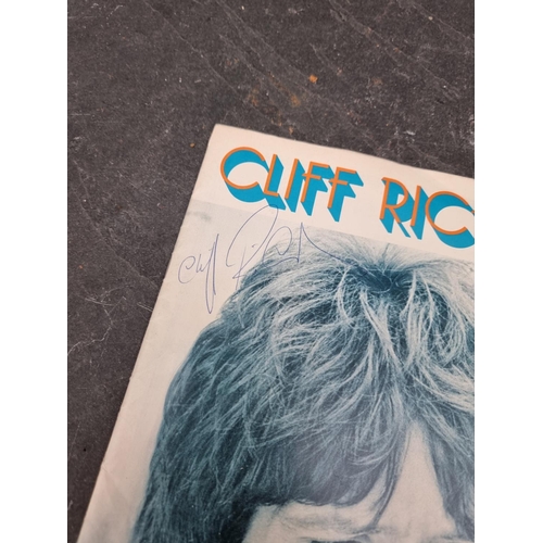 1545 - Ephemera: a Cliff Richard autographed concert programme, with two related tickets; together with a 1... 