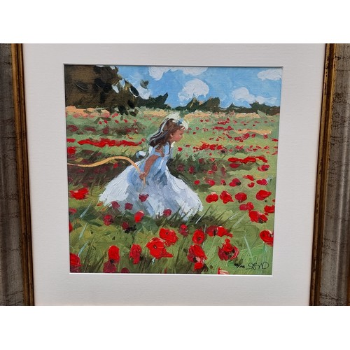 1201A - Sherree Valentine Daines, 'Innocent Days I', initialled and numbered 167/195, certificated verso, ha... 