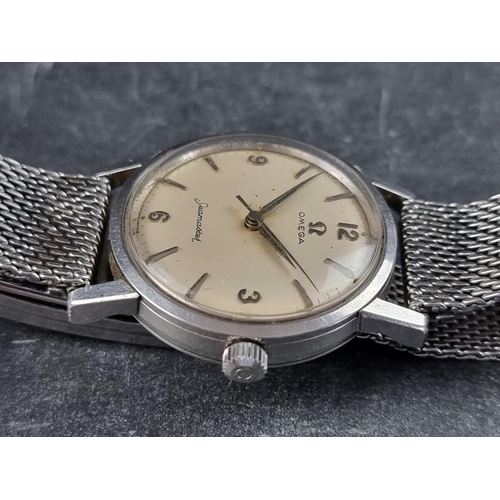 351 - A circa 1960 Omega 'Seamaster' stainless steel manual wind wristwatch, 33mm, Ref. 17788561, Cal... 