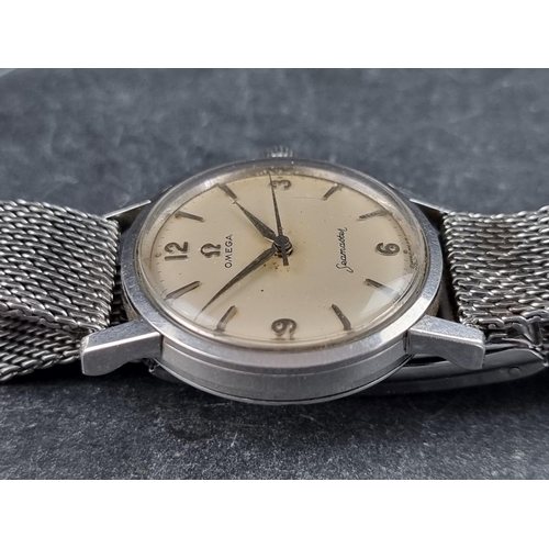 351 - A circa 1960 Omega 'Seamaster' stainless steel manual wind wristwatch, 33mm, Ref. 17788561, Cal... 