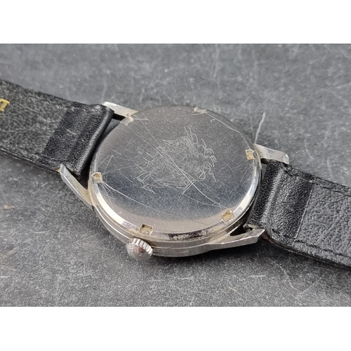 355 - A circa 1957 Longines 'Flagship' stainless steel manual wind wristwatch, 35mm, Ref. 102 2 1546, Cal.... 