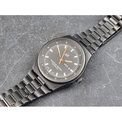 392 - A 1970s Porsche Design for Orfina PVD automatic wristwatch, 29mm, Ref. 7050S, on original bracelet.... 