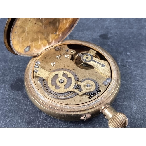 408 - A Swiss white metal open faced stem wind pocket watch, by Lanco (Langendorf Watch Co), stamped 0.800... 