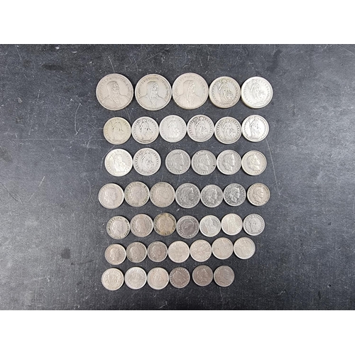 444 - Coins: a small quantity of Swiss 20th century silver coinage, 191g.