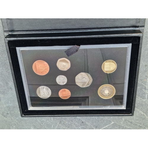 465 - Coins: a Royal Mint 2015 UK proof coin set, with CoA, cased.