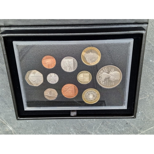 467 - Coins: a Royal Mint 2012 UK proof coin set, with CoA, cased.